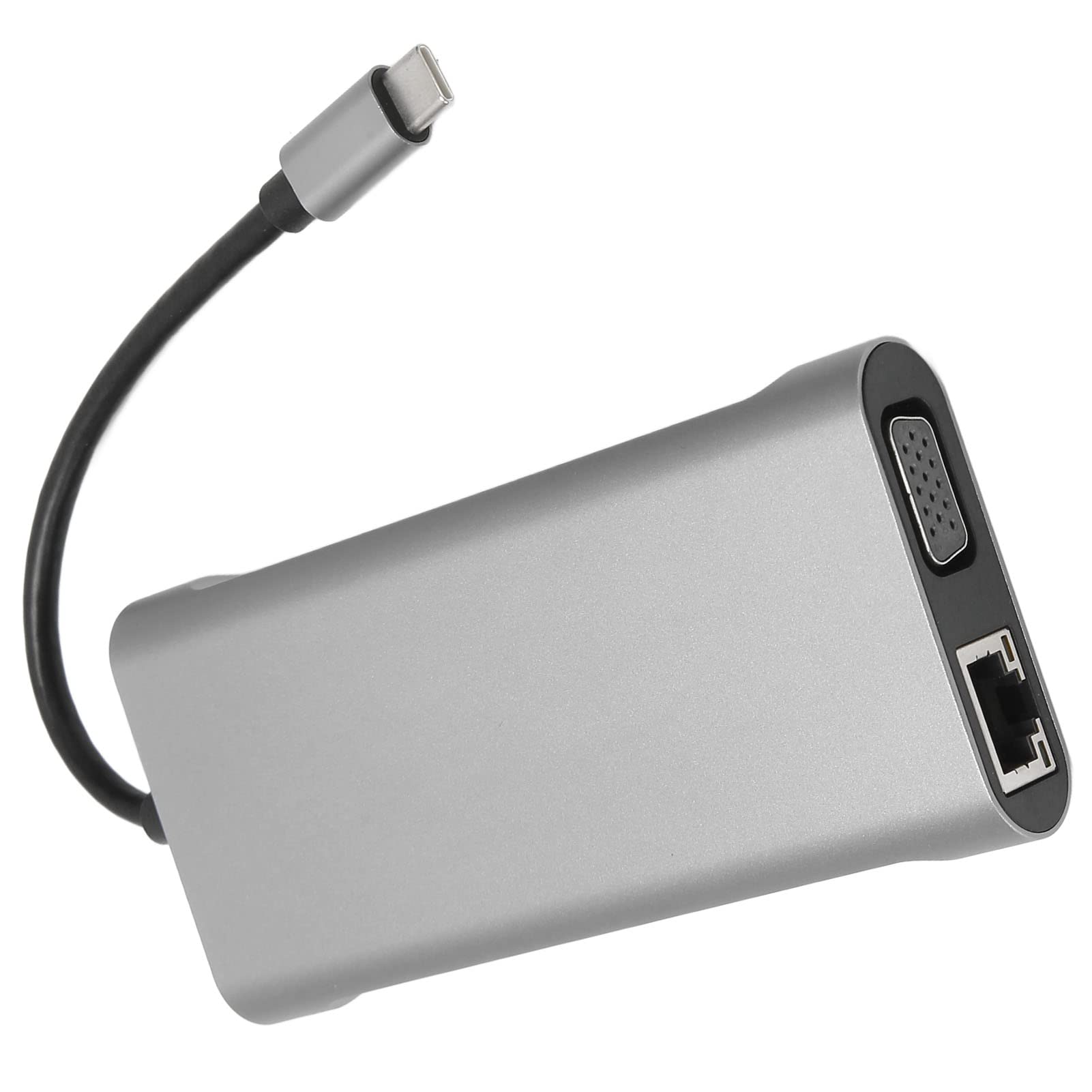Docking Station per Laptop USB C, Adattatore Multiporta Hub USB C 11 in 1 con HDMI 4K, PD da 87 W, Ethernet 100 Mbps, USB 3.0 da 5 Gbps, 3 USB 2.0, SD/TF, AUX da 3,5 Mm, per