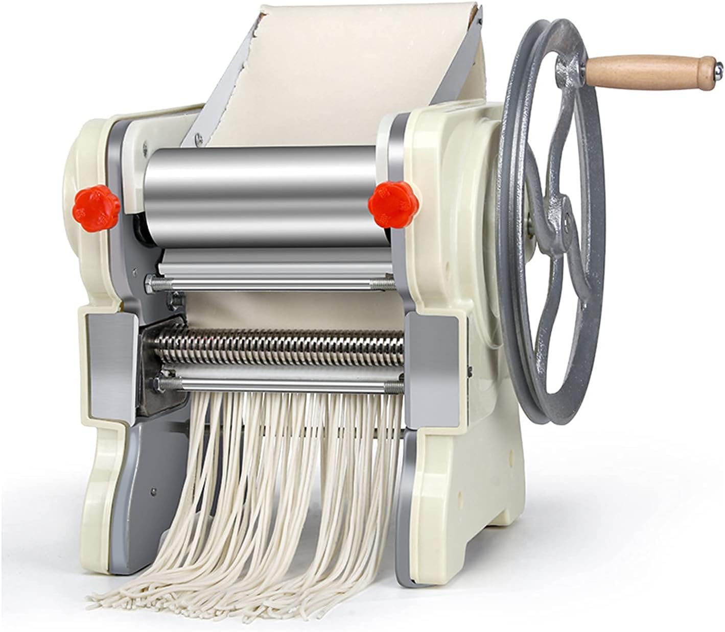 Pasta Maker, Stainless Steel Pasta Machine, Manual Pasta Roller Accessories, Noodle Dough Cutter Machine, Pasta Maker Machine, 2MM/4MM/9MM