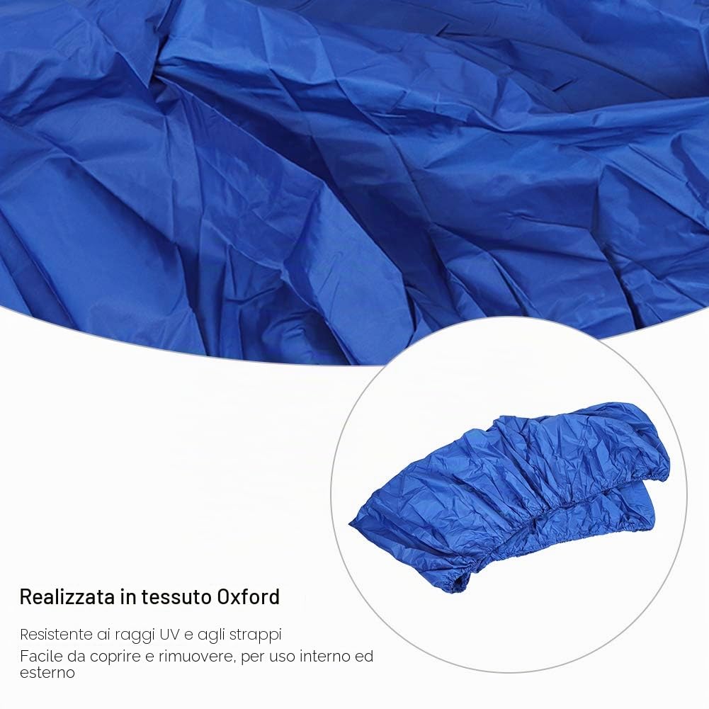 Copertura per kayak, canoa da kayak con protezione UV con polvere impermeabile in tessuto Oxford, per interni ed esterni, come vasca da bagno, kayak rigida(5 m)