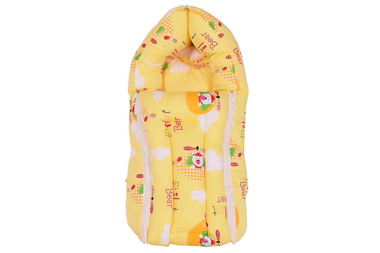 Kwitchy Baby Sleeping Bag New Born Carry Nest Wrapper (0-6 Months) Yellow-image-31