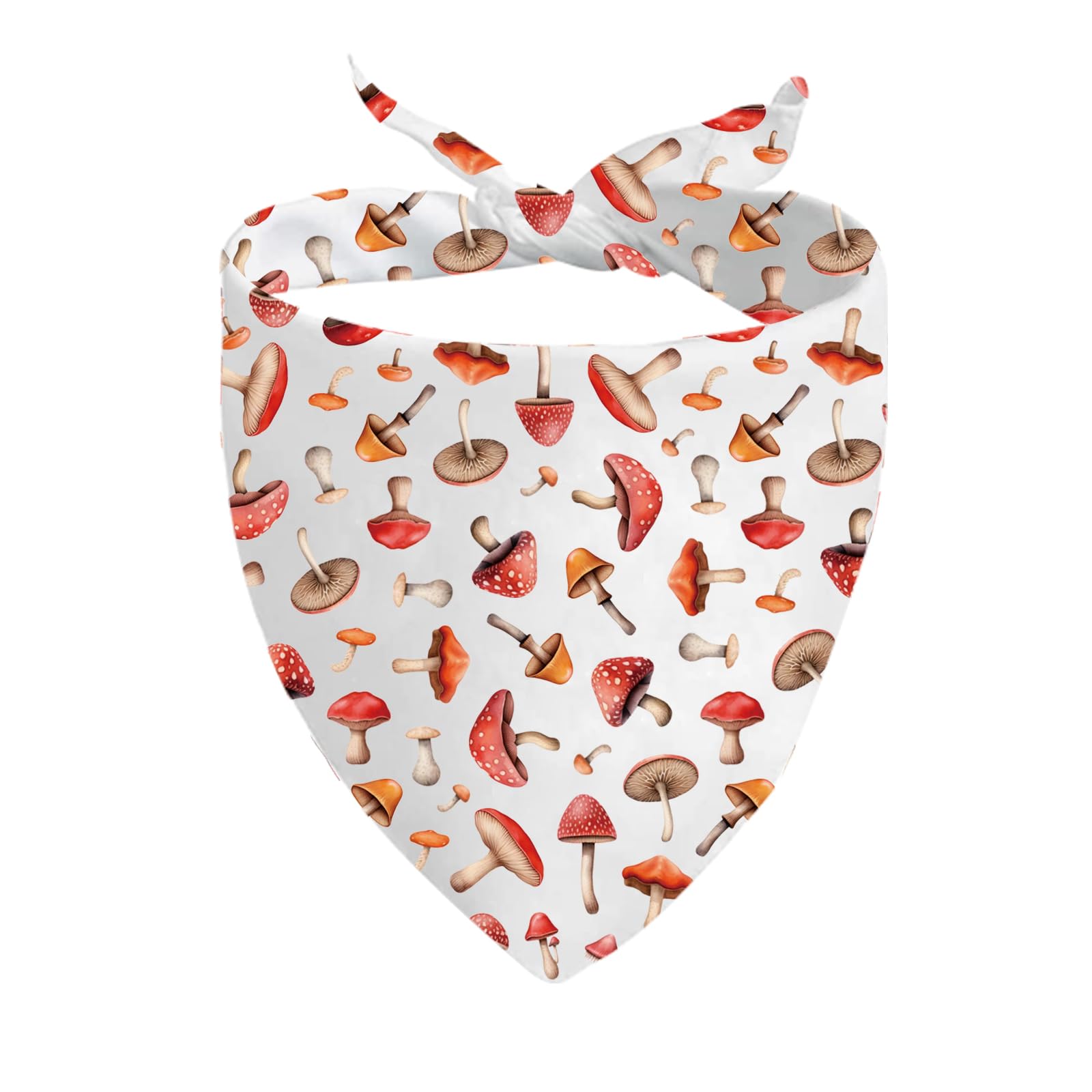 Bandana chien champignon JXGZSO accessoire triangulaire