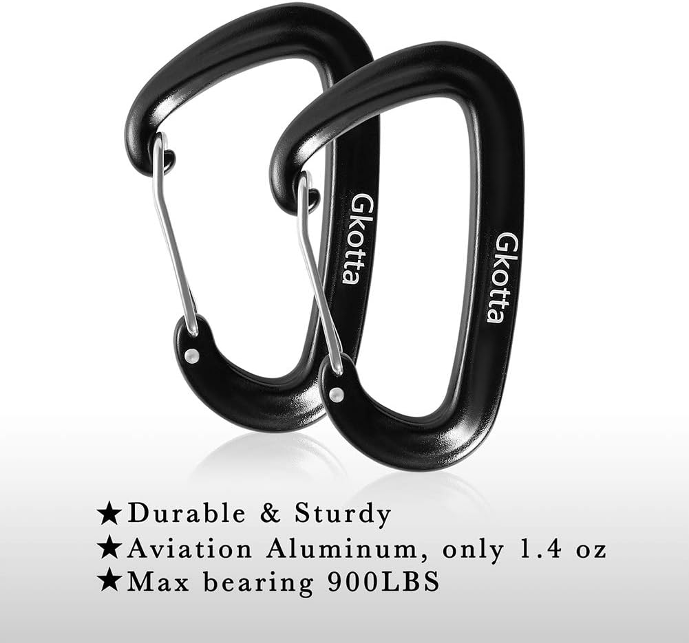 Gkotta XL Hammock Straps, Hammock Tree Straps Lightweight 20FT Long 32 Adjustable Loops Total with 2 Carabiners Holds up to 1000 Lbs Each Strap : Patio, Lawn & Garden