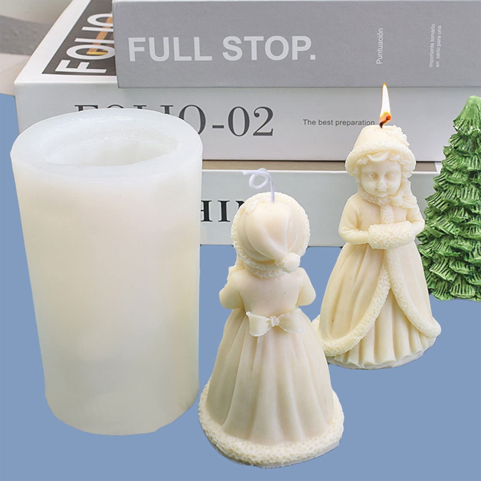 Moldes De Silicona Navideños - Figuras De Papá Noel, Árbol Y Reno Para Chocolate, Jabón, Arcilla