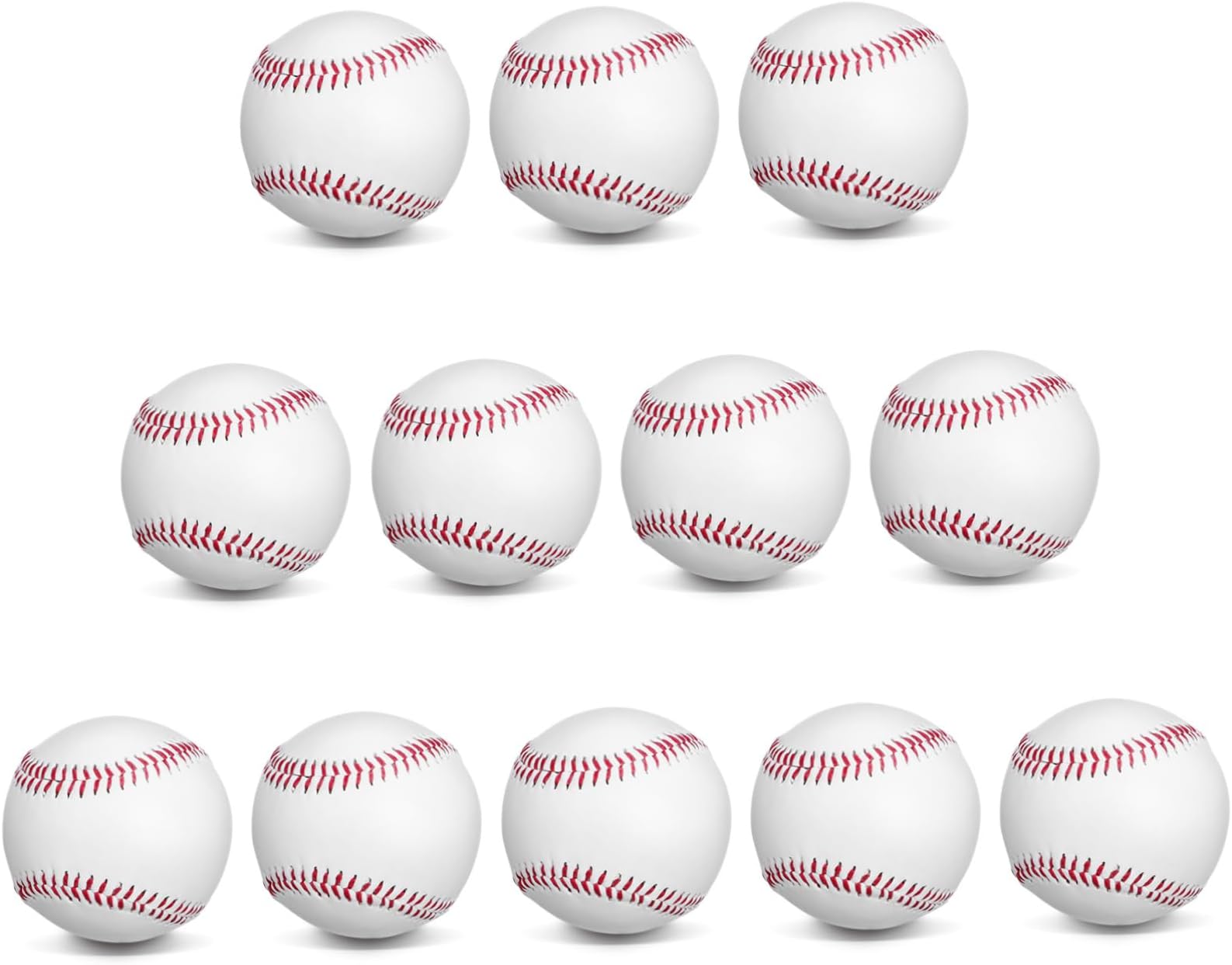 12pcs Training Baseballs for Hitting Baseball Practice Balls Training Equipment Pitching Machine Balls Accessories