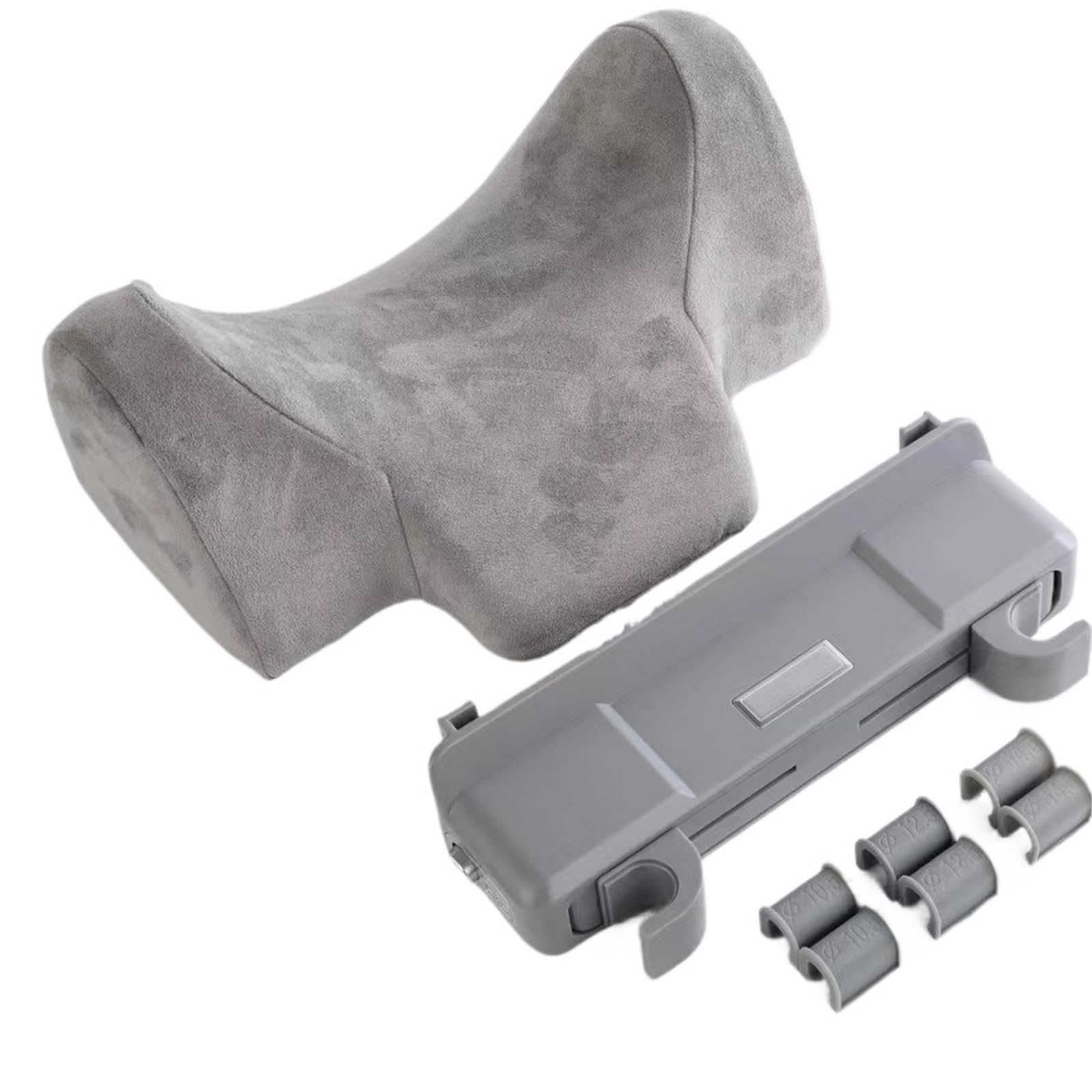 Lumbar Supports Cushion Almohada cervical para reposacabezas de coche, almohada cervical de alta gama para el asiento del coche, almohada cervical para conducir(Red)