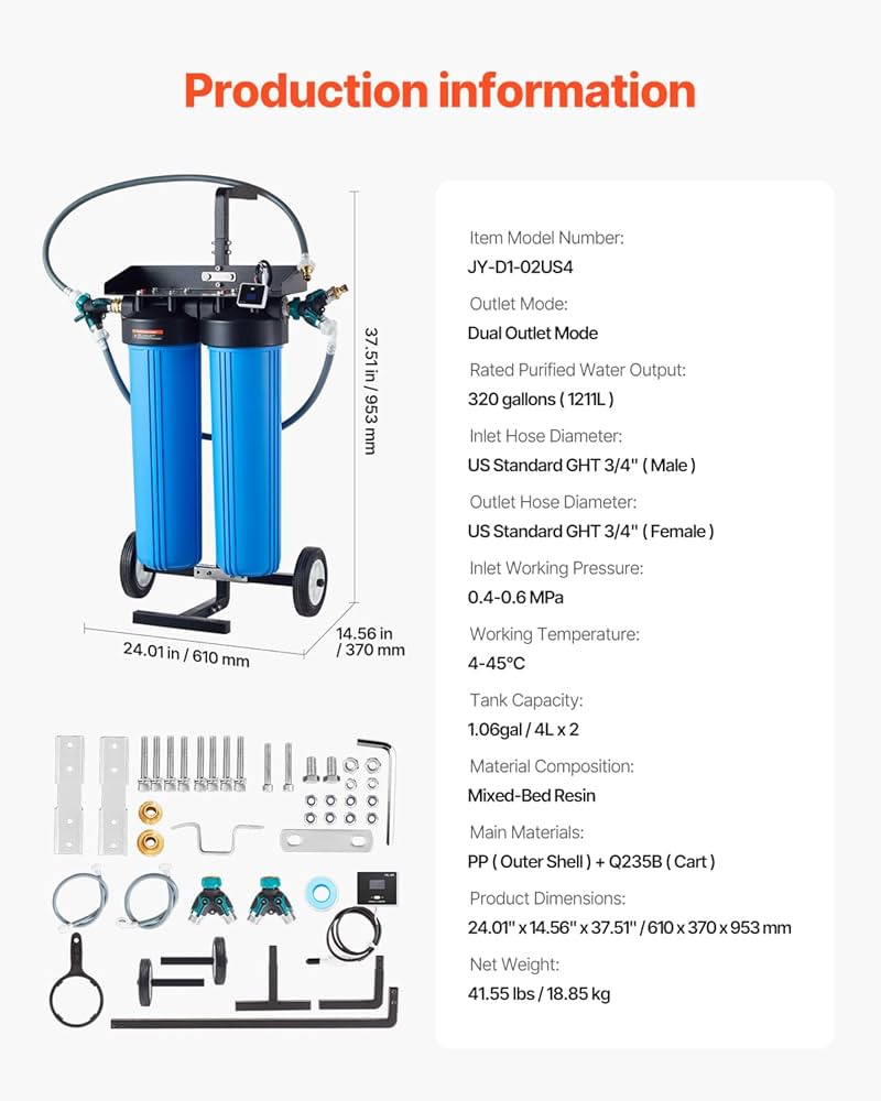 Cr Spotless Spotless Deionized Water System Car Wash System