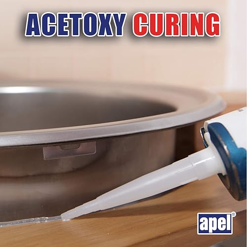 Miniatura 6 de Sellador multiusos 100% silicona (6 x 8.4 fl oz) transparente, impermeable, paquete de 6