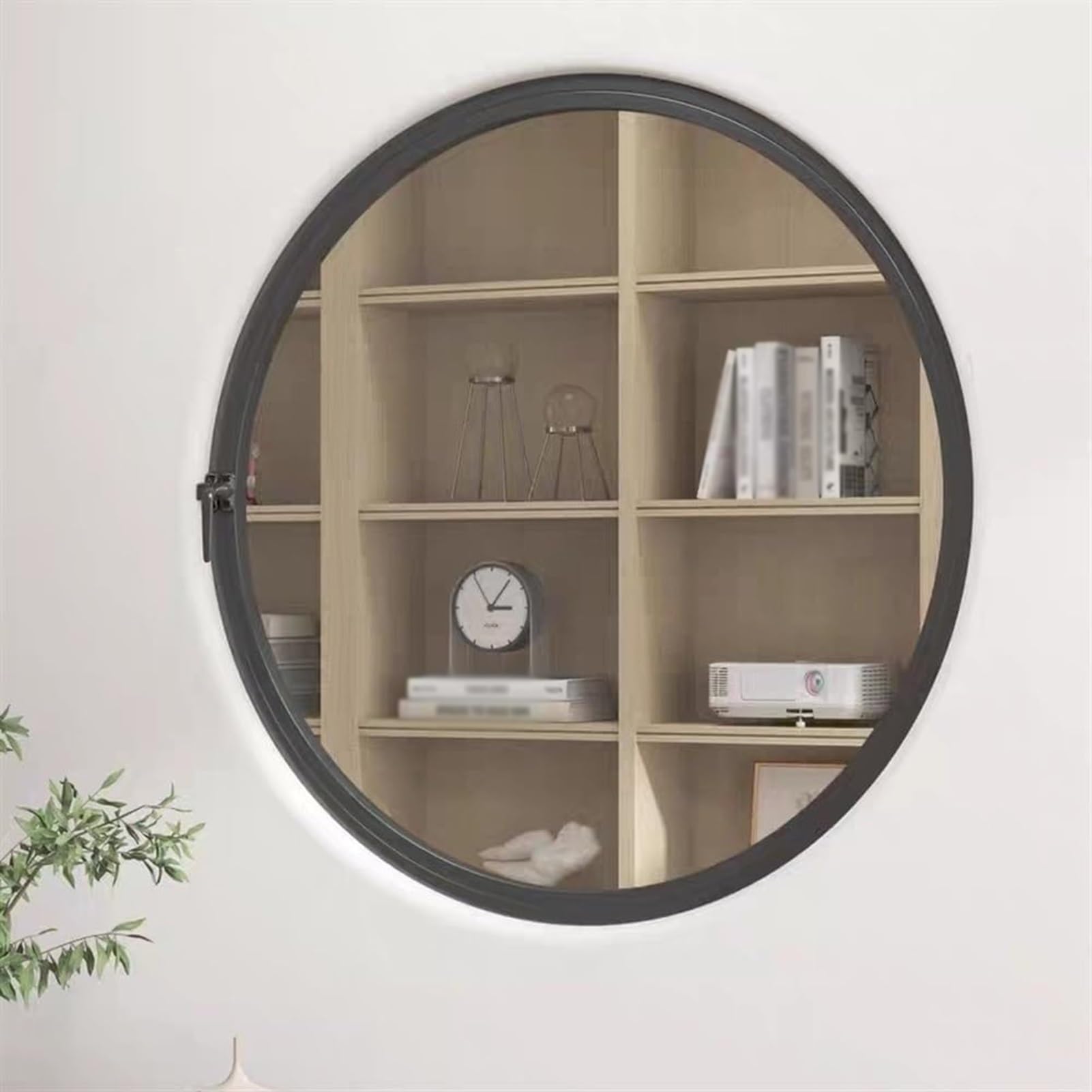 Fenêtre Ronde rotative à axe Central, hublot décoratif pour Cuisine et Maison avec poignée, fenêtre d'observation pour Ventilation intérieure (50 cm/19,7")