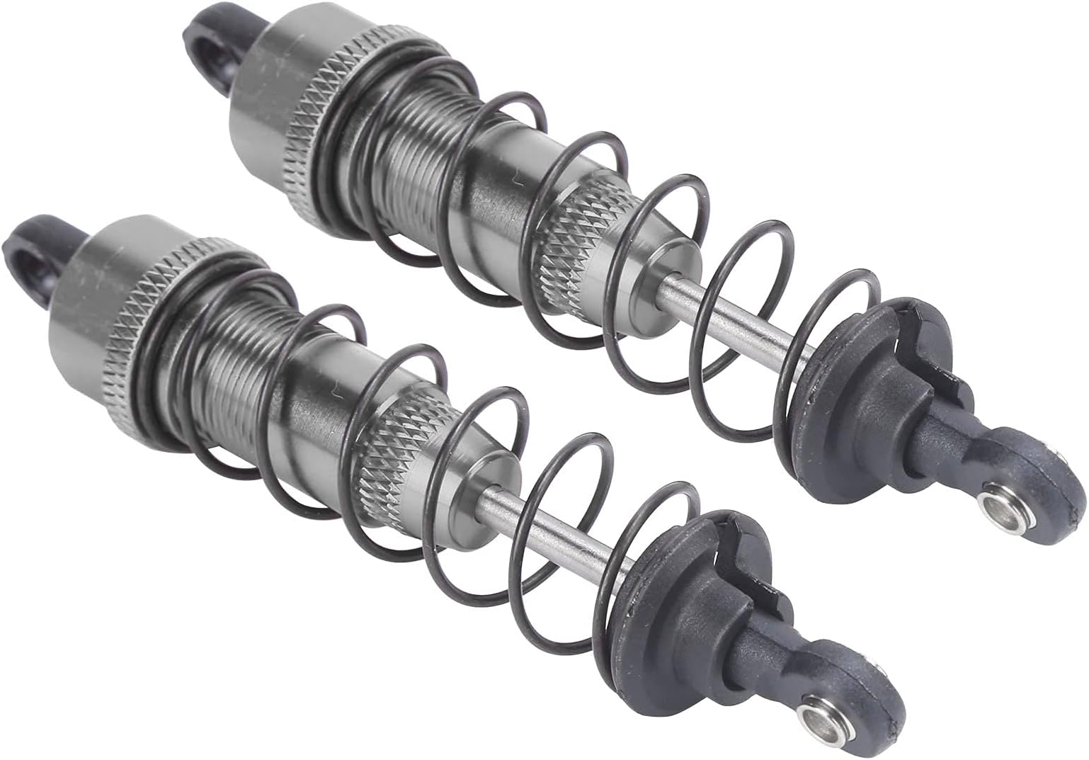 RC Damper Shocks, Attractive Reasonable RC Metal Shock Absorber Damper Sturdy and Durable Replacement for Remote Control Car for RC Car Upgrade Parts(Titanium)