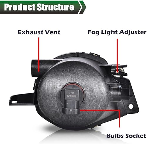 Miniatura 29 de GRAND ORANGE Luz antiniebla compatible con Chevy S10 1982-1997 y Chevy Blazer 1995-1997/GMC Jimmy/1988-1999 Chevy C1500 /GMC C1500 /GMC K1500