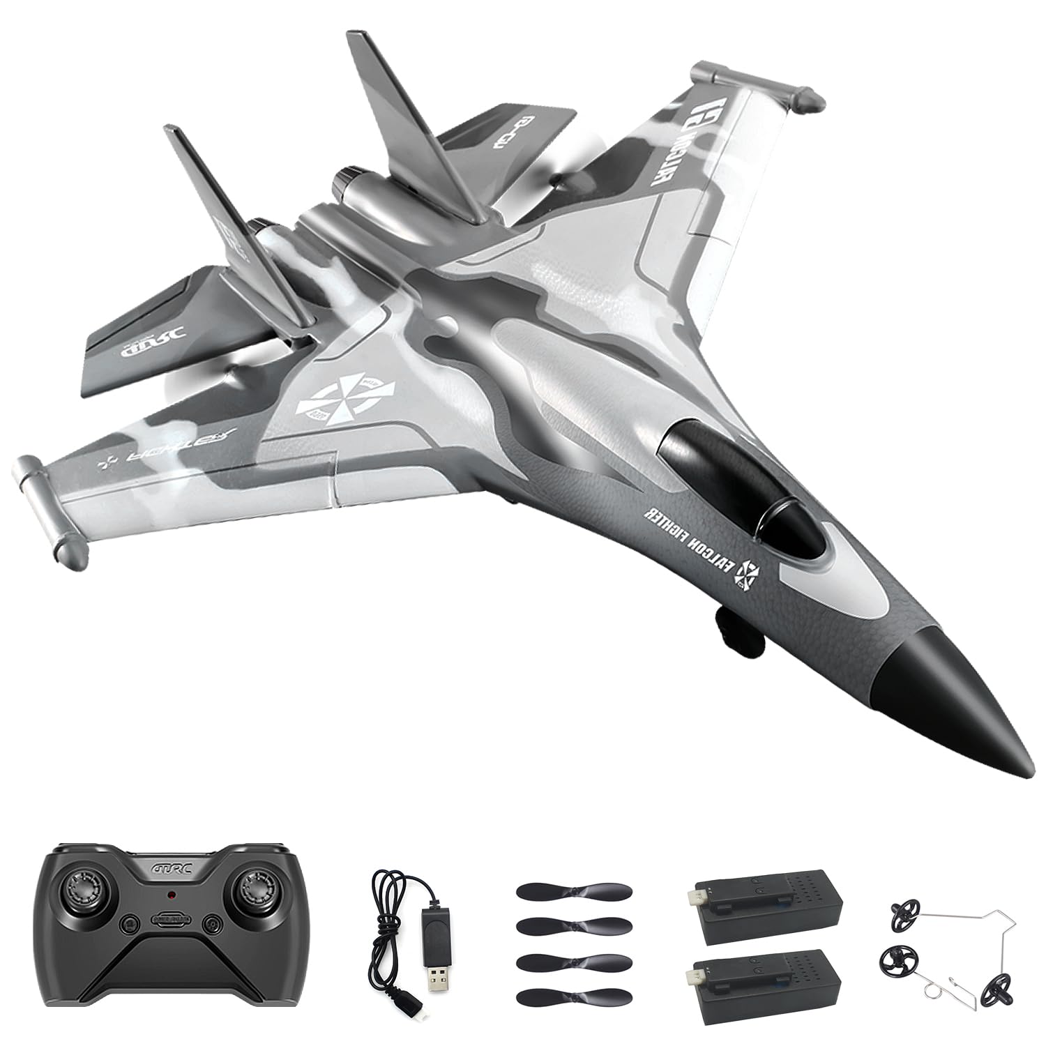 Amazon.com: QuirkyGlee Rc Plane F-22, Stealth Raptor Remote