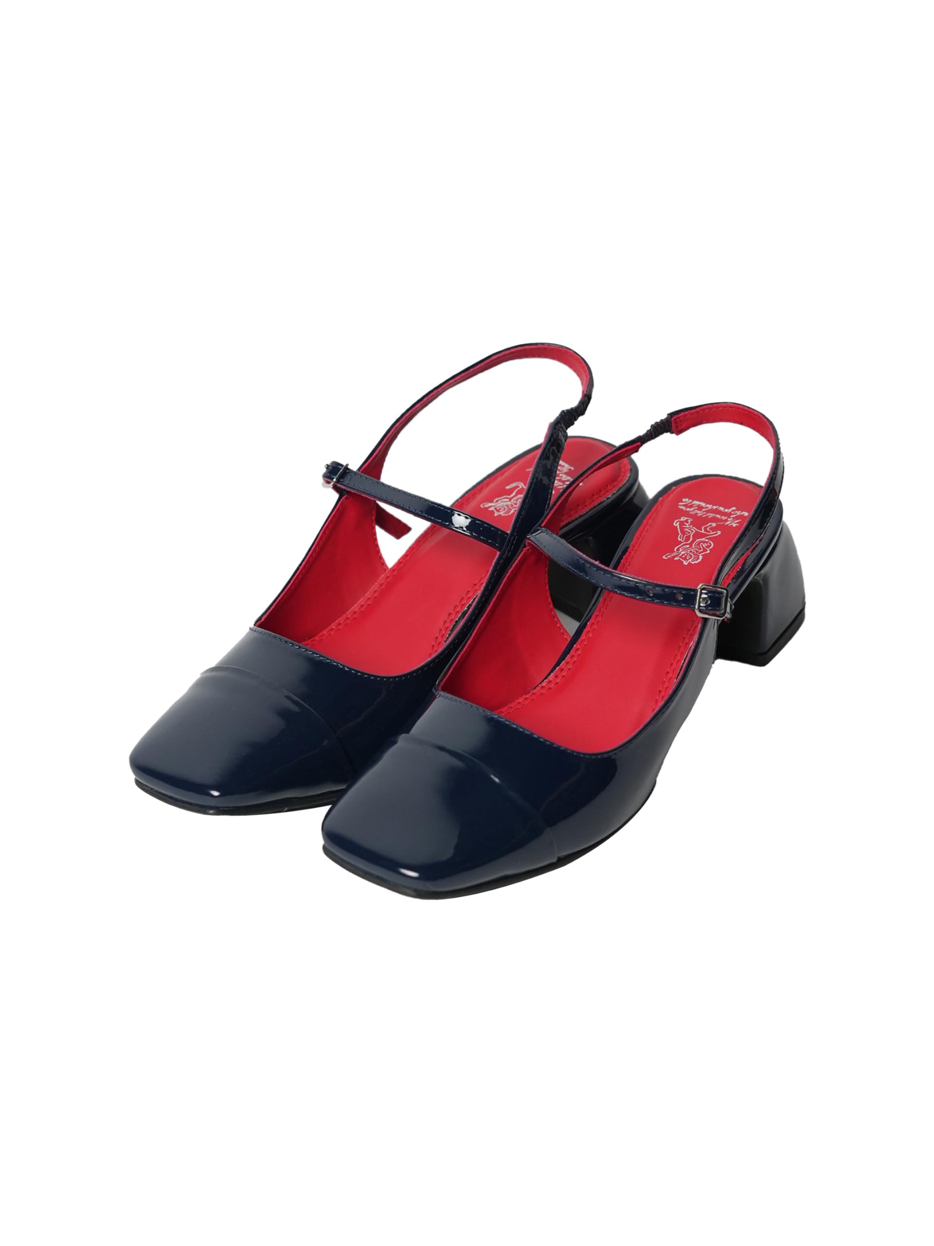 Theater Twiggy Black Women Sling Back Comfortable and Stylish Block Heel Sandal for Office Casual Formal Wear I Daily Use (B0D1VHRTY8) Amazon Price History, Amazon Price Tracker