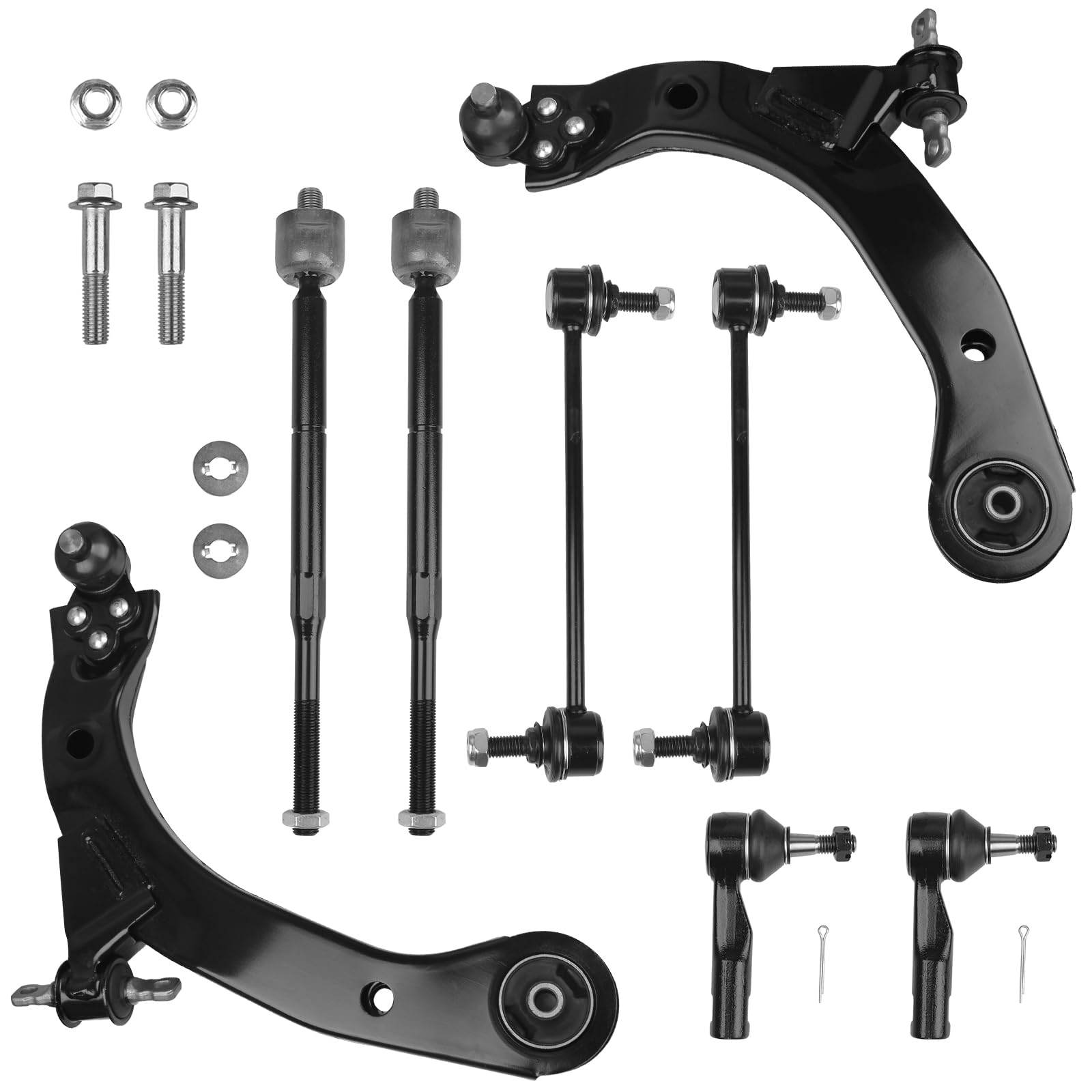 Front Steering Kit 8-Piece Front Suspension Kit For Chevy Cobalt