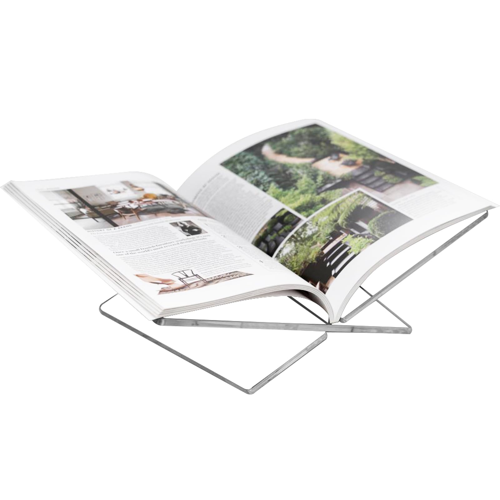 Support De Livre En Acrylique Transparent - Design Moderne Pliable, Dimensions 32x24x14 Cm, Pour Cuisine, Bureau, Bibliothèque - 4