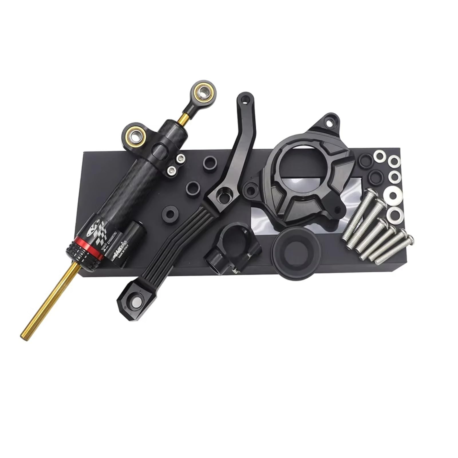 Amortisseur de Direction Compatible avec pour Z1000 2013 2012 2011 2010 Kit De Stabilisateur D'amortisseur De Direction D'accessoires De Moto(NO.1)
