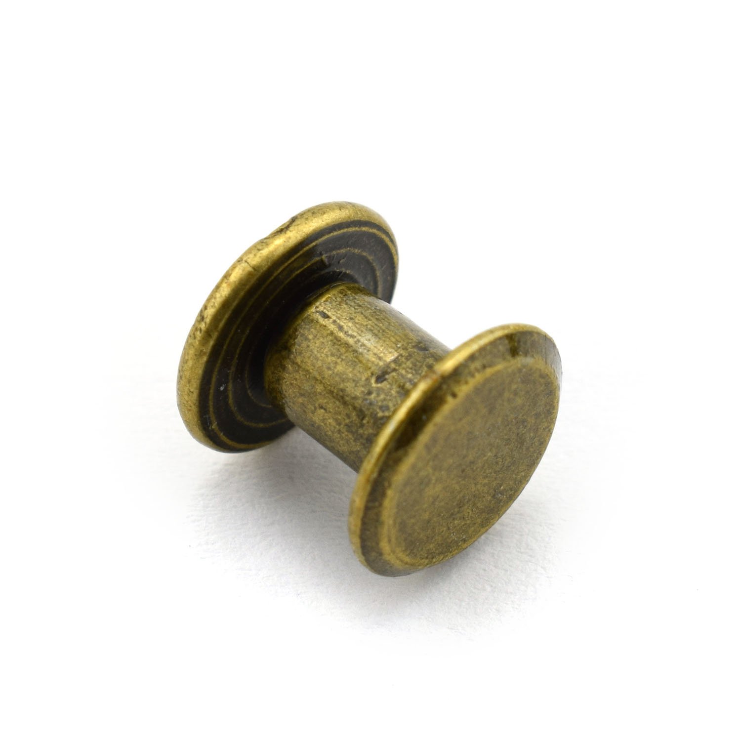 Chicago Screws - 120 Bronze Binding Screws for Crafts -3