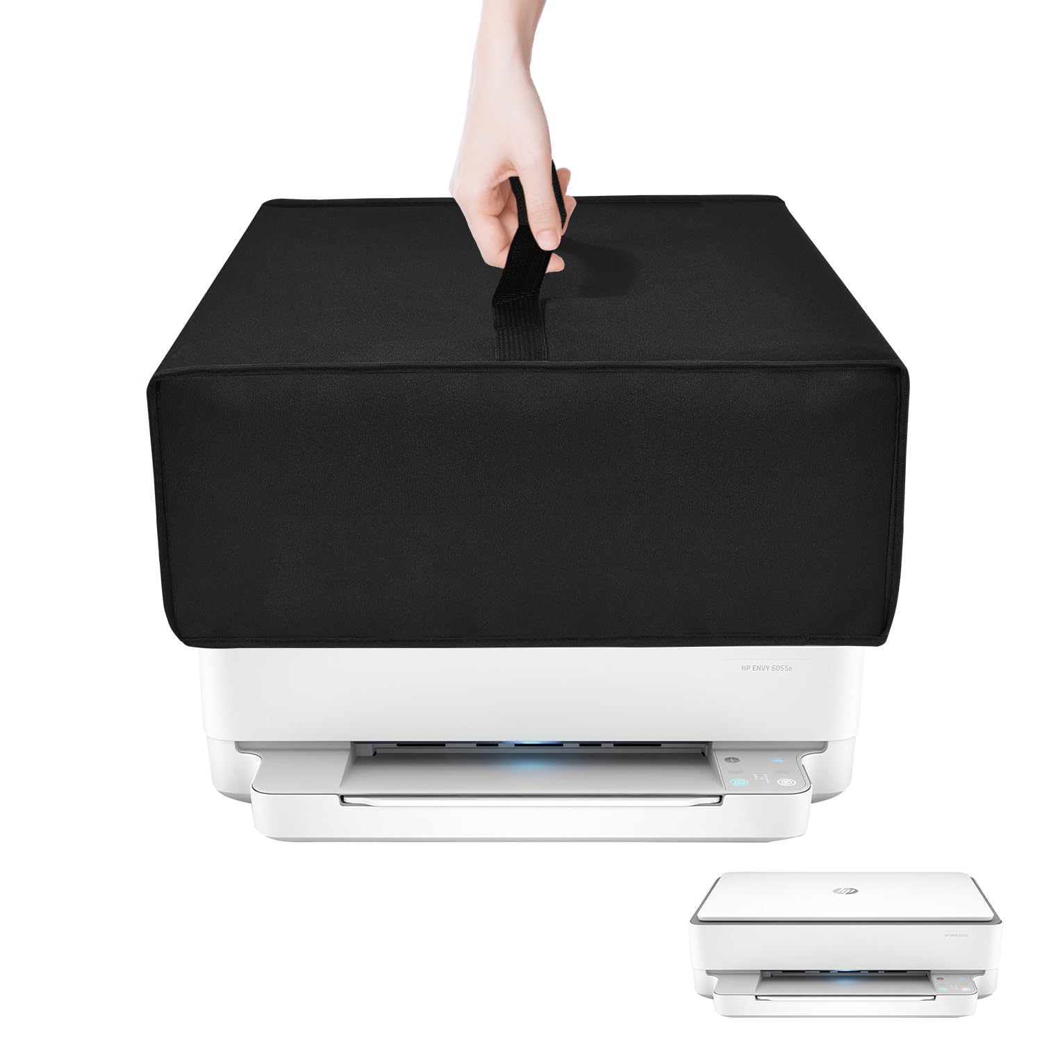 NUENSS-ROR Printer Cover Antistatic Dust-proof Water-Proof Protective Cover Case Heavy Duty Nylon Dust jacket Cover for HP ENVY 6055e Wireless Color