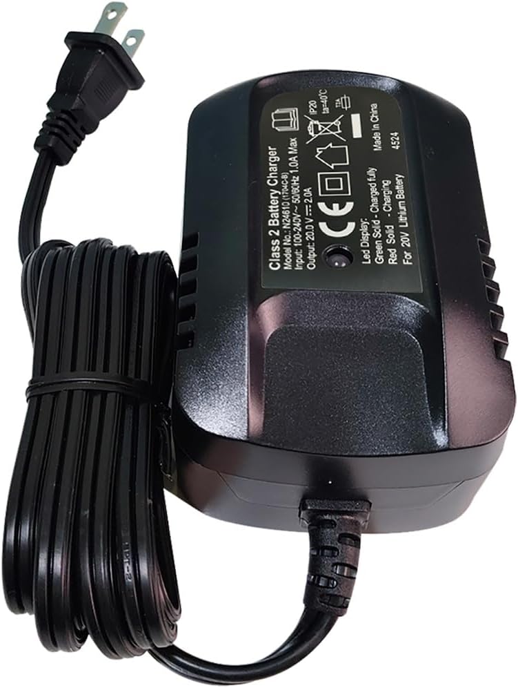 for Bauer 20v Battery Charger 20v 2A Lithium ion Battery 1704C-B