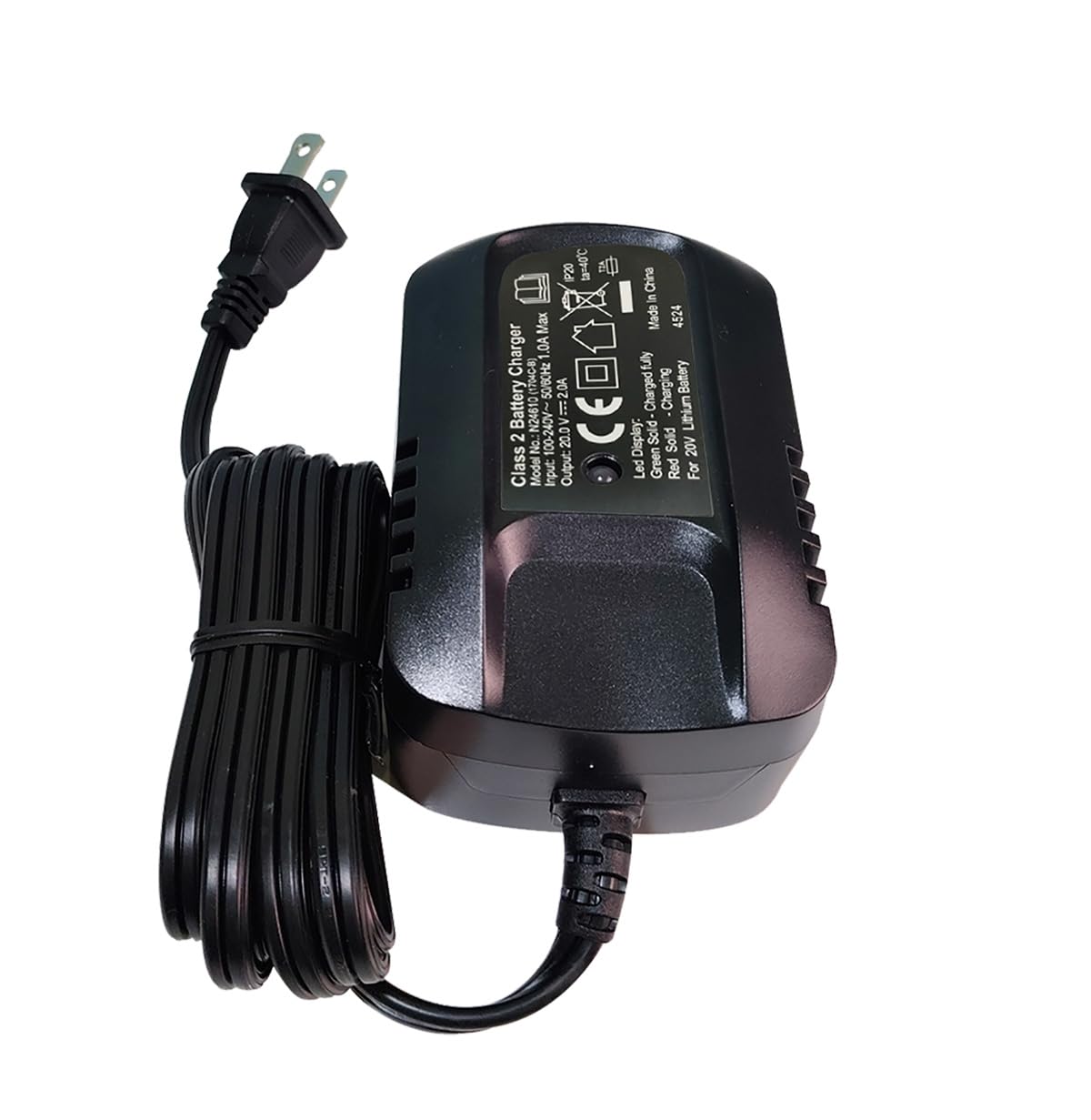 for Bauer 20v Battery Charger to Charge Bauer 20v Lithium ion Battery 1704C-B 1701C-B...