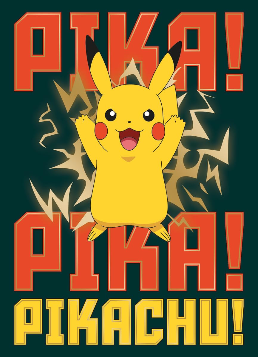 POKEMON BIRTHDAY CARD, PIKACHU CARD FOR POKEMON LOVERS, FOR HIM, HER, SISTER, BROTHER, COUSIN