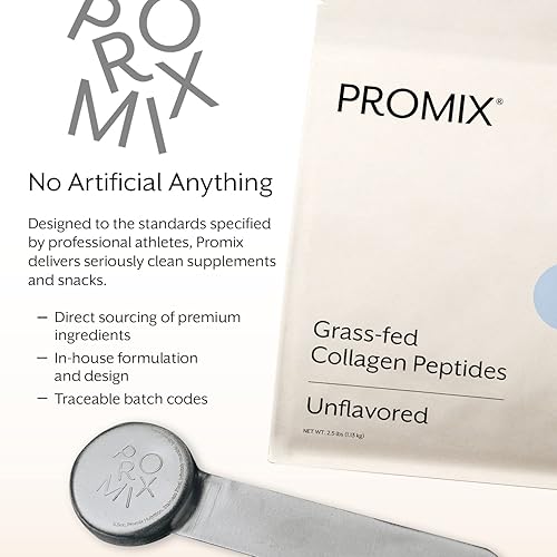 Vista 6 de Suplemento de proteína de suero de leche, sabor vainilla de ProMix, 2.5LB_unflavored_collagen_peptides, 1, 1
