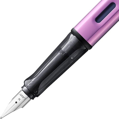 Miniatura 3 de Lamy AL-Star - Pluma estilográfica ligera de aluminio robusto con mango ergonómico y punta de acero pulido, incluye tinta C