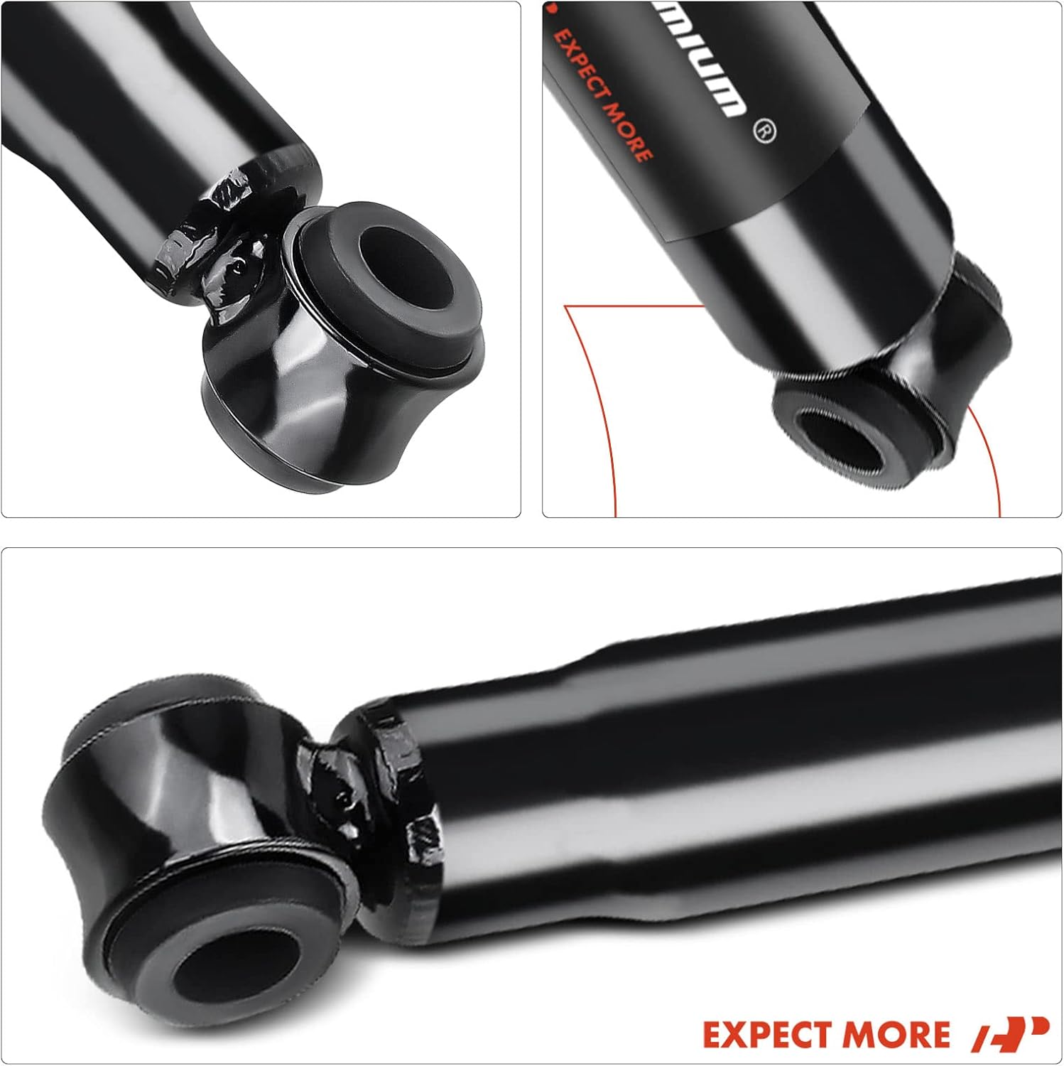 A-Premium Front and Rear Shocks and Struts Compatible with Toyota Tacoma [4WD or Pre Runner] 1995-2004, Exc. Crew Cab - 4x Replacement Suspension Shock Absorber Strut