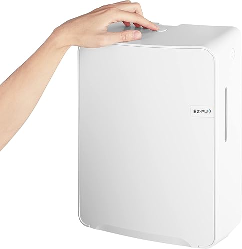 Miniatura 3 de EZbrnd 3300-EZ - Dispensador de toallas de papel multiplegable para montaje en pared para cocina, baño, oficina, caravana, Airbnb, color blanco