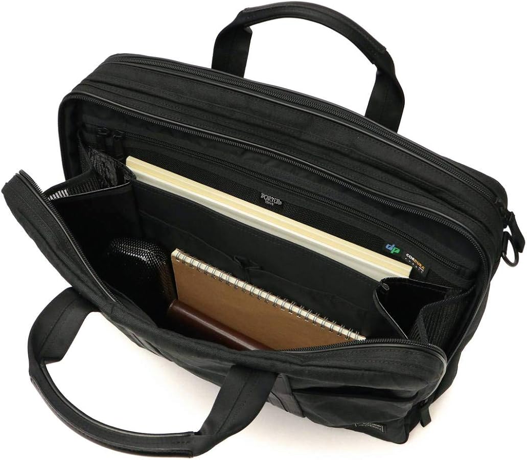 PORTER ハイブリッド 2層式ブリーフケース 737-09204 Amazon.co.jp: ポーター・ハイブリッド・2WAYブリーフ(2層式