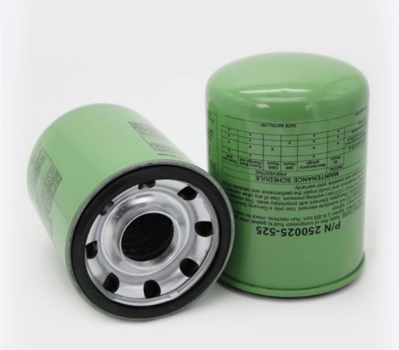 Air Compressor Oil Filter 250025-525 for Sullair WIX,Compatible with John Deere 4045T,Replace 250025525 250025-525 P176324 HF35008