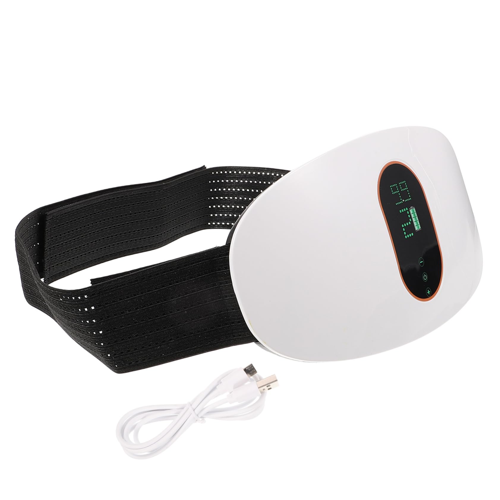 Lurrose Ceinture Amincissante Vibrante Appareil De Massage Pour Abdominaux Ceinture De Massage Du Ventre Ceinture Vibrante Équipement De Gym Taille Abdos Machine à Secouer Blanche Aptitude