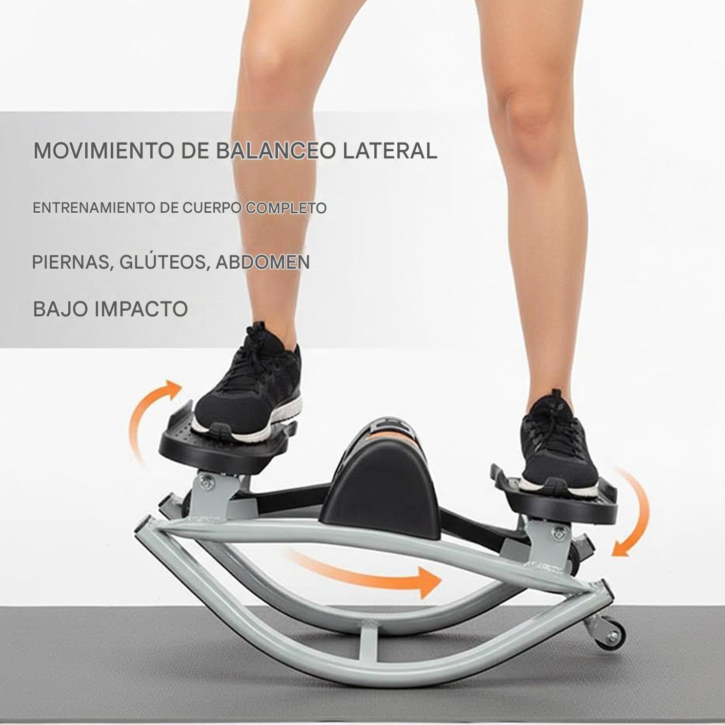 Stepper Boczny Maszyna z Ruchami Bocznymi Sprzęt Fitness | Lateralne Steppery O Niskim Wpływie dla Kobiet i Mężczyzn Siłownia Biuro Mieszkanie Akademik