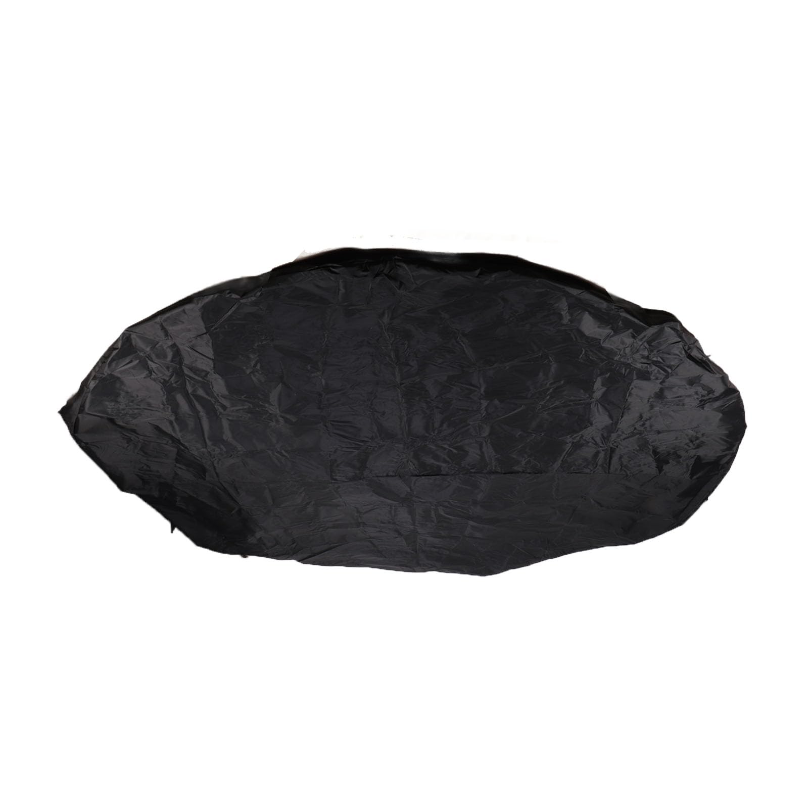 Cubierta de Piscina de 10 pies, Forma Redonda, Tela Oxford, Cubierta de Piscina de Invierno Negra a Prueba de Polvo para Parrilla de Barbacoa