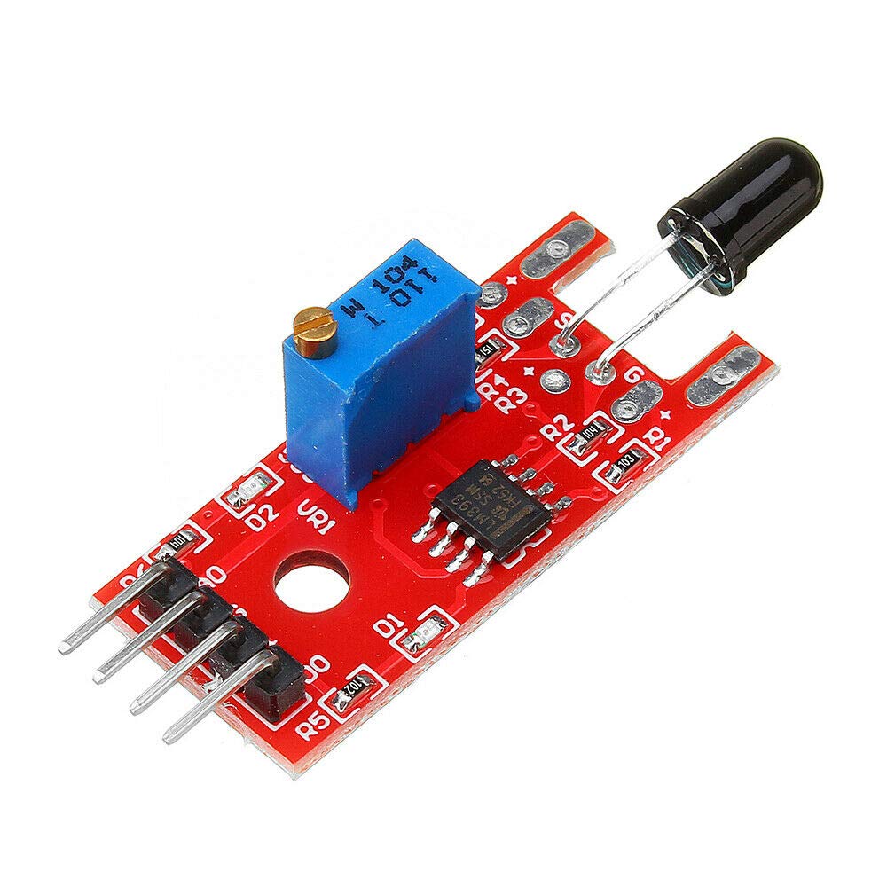 Electronic Components 5pcs KY-026 Flame Sensor Module IR Sensor Detector for Temperature Detecting for