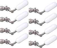 Vista 7 de Válvula de bola de flotador de 1/2 pulgada, válvula de flotador de agua de plástico, mini válvula de flotador de plástico con brazo ajustable