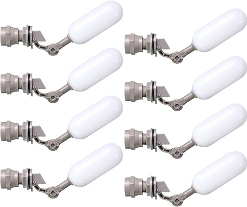 Vista 7 de Válvula de bola de flotador de 1/2 pulgada, válvula de flotador de agua de plástico, mini válvula de flotador de plástico con brazo ajustable