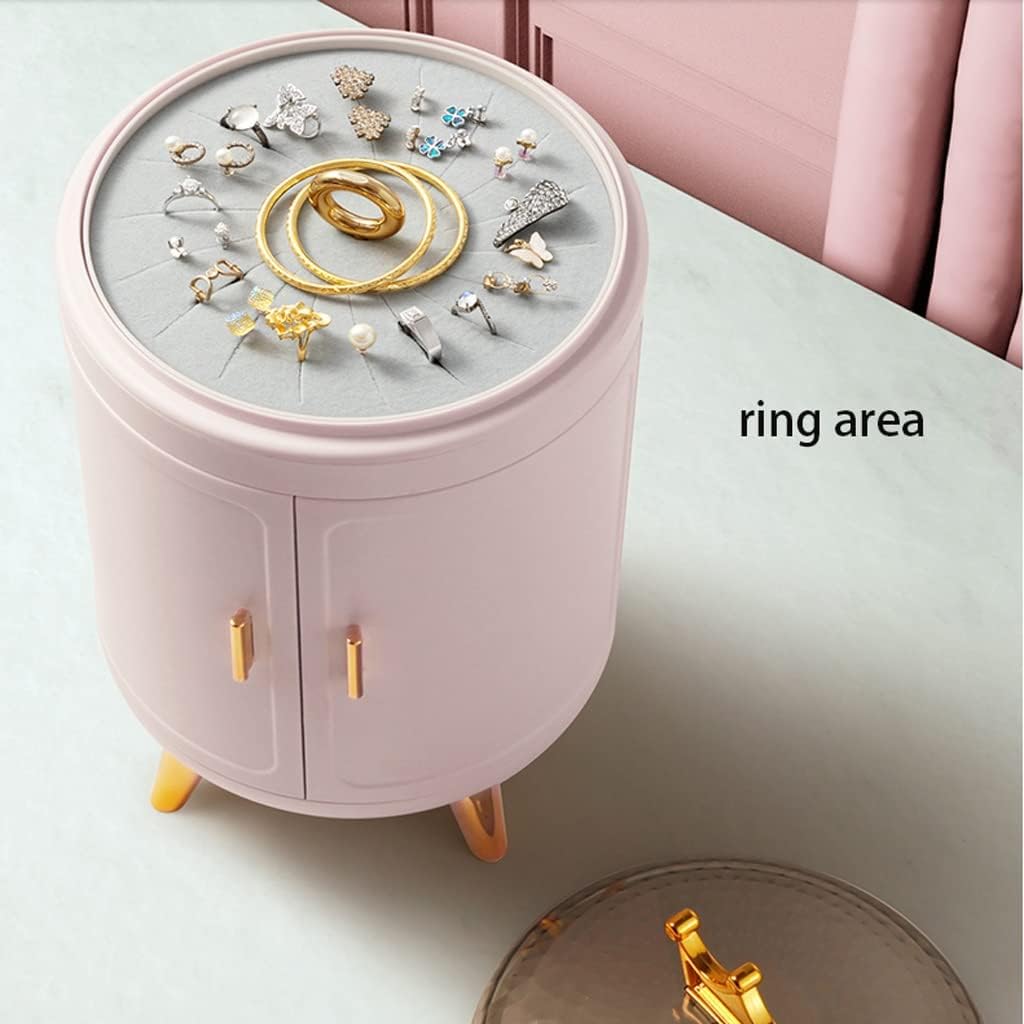 Jewelry Organizer Jewelry Box Large Jewelry Box Rotatable Jewelry Organizer Creative Jewelry Case Display Storage Case For Necklace Ring Earring Bracelets Jewelry Case Jewelry Display Storage (A)