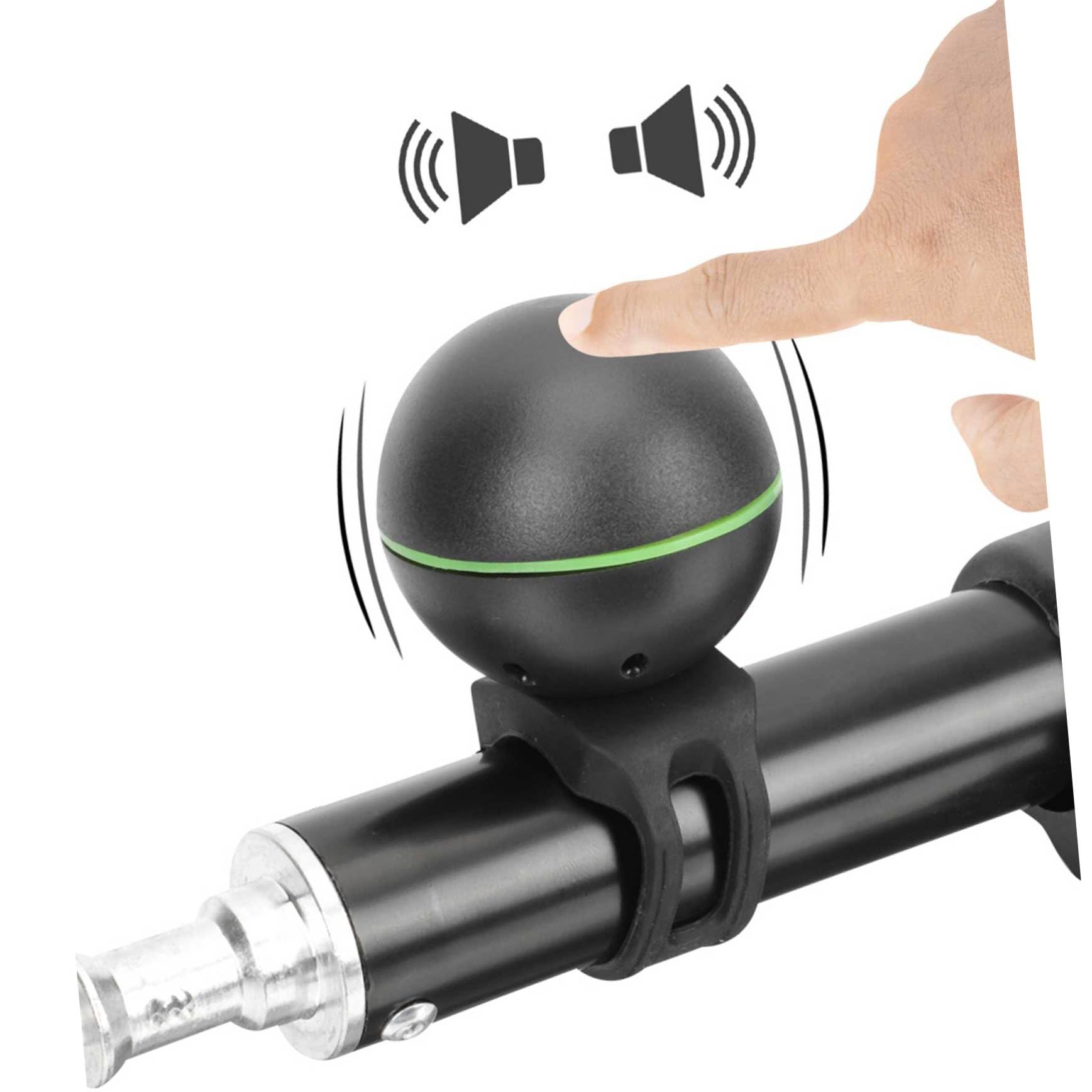 BESPORTBLE 4 Pièces Sonnette de vélo électronique sonnettes de vélo Enfant Scooter pour klaxon de électronique électronique étanche PC Black