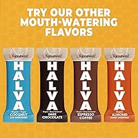 Vista 7 de Oh, Dios! Barras orgánicas Halva - Apto para paleo, sin aditivos, azúcar refinado o edulcorantes artificiales, 1.41 onzas cada una, paquete de 16