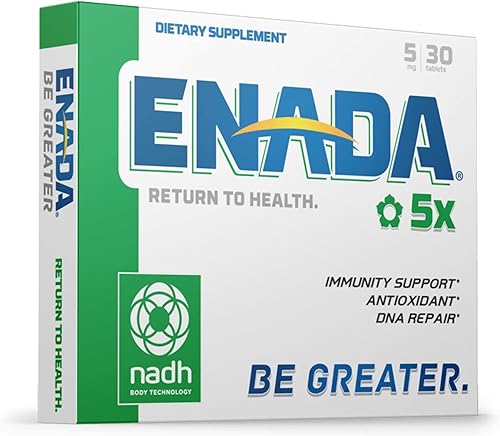 Suplemento NADH de 5 mg con impulso de clorofila  Coenzima, forma antioxidante de vitamina B3, apoyo a la inmunidad, reparación del ADN  Sirve como