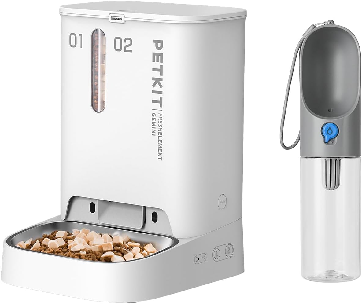 PETKIT Automatic Cat Feeder and Water Bottle, 5L Automatic