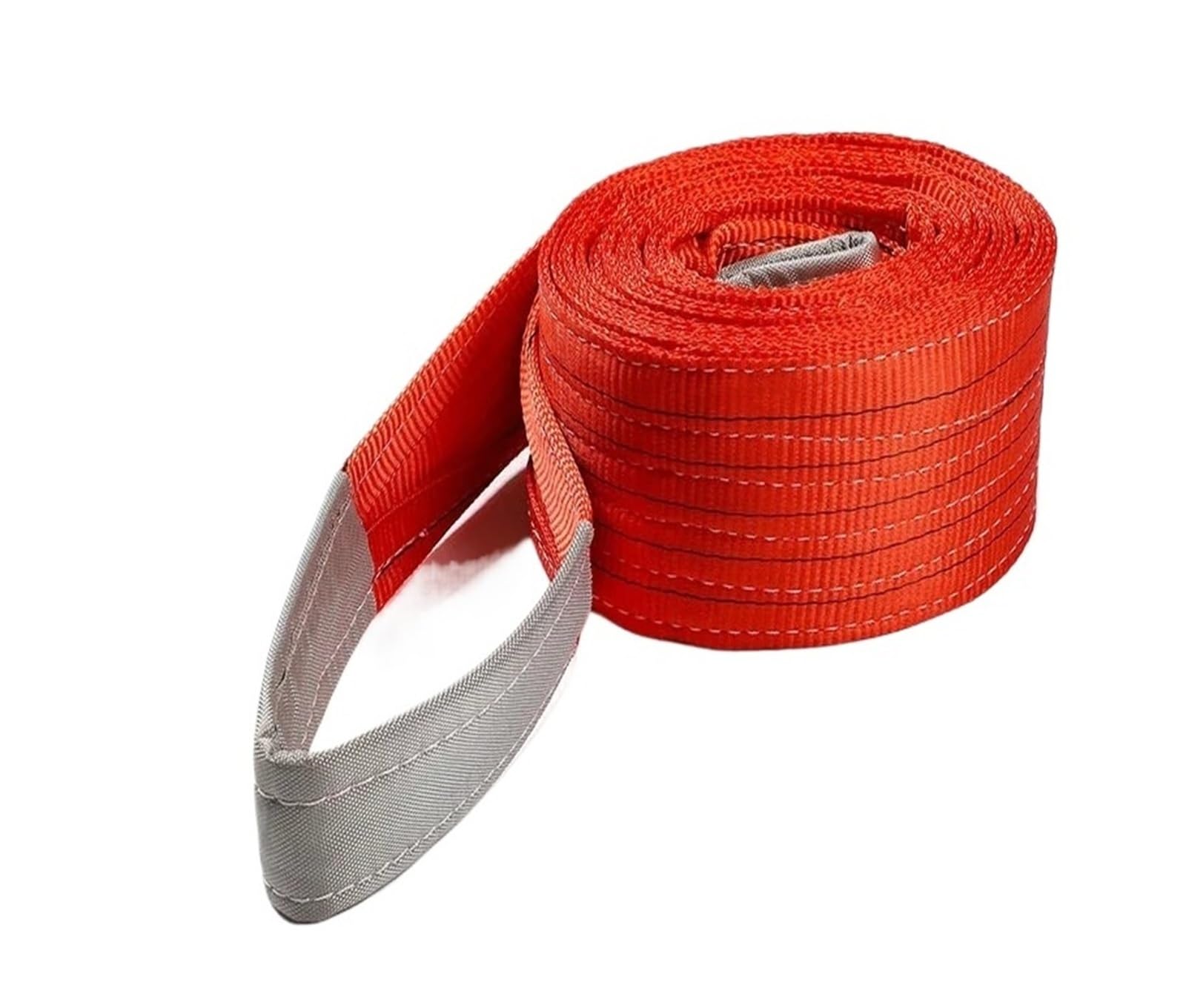 Ancho 125 mm Nylon Plano Grúa Eslinga de elevación Industrial Plegado Elevación Remolque Cuerda Correa Correa WLL Peso 5 toneladas Longitud 1~12 m