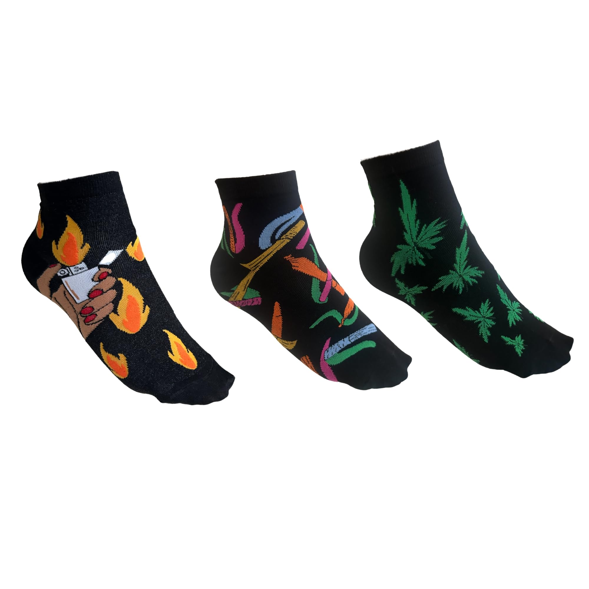 The Chill Sesh - BYOB Combo of 6 Ankle Length Socks | 100% Combed Cotton | Anti-Odour, Breathable & Super Soft|2 Pack of 3-image-40