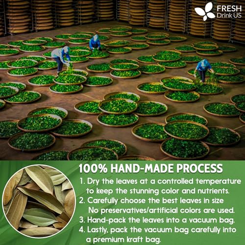 Image of 50+ (3oz) Natural Cinnamon Leaves, Whole Dried Cinnamon Leaves, 100% Pure from Dried Cinnamon Leaves, Cinnamon Leaf Tea, No Additives, No Caffeine, Vegan