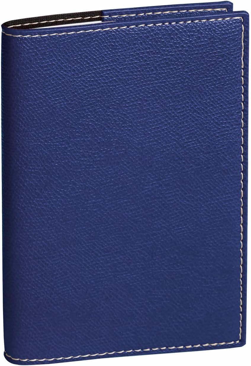 Quo Vadis - 1 Texthebdo Diary - 1 Week on 2 Pages - Format 16 x 24 cm - August 2025 to August 2026 - Navy Blue Club Cover