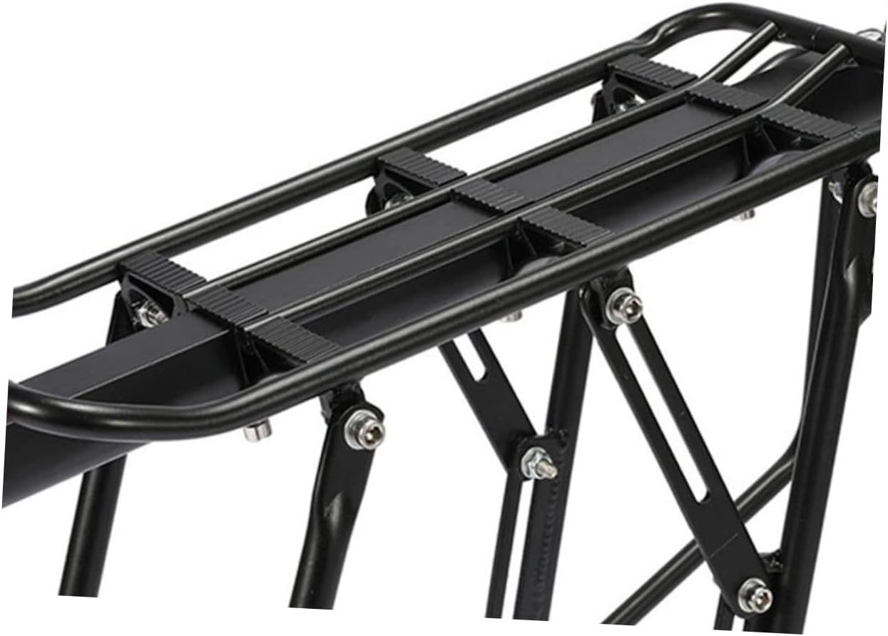 Totority Quick Release Aluminum Alloy Rear Shelf for Bike Mountain Bike Rack with Reflective Lights