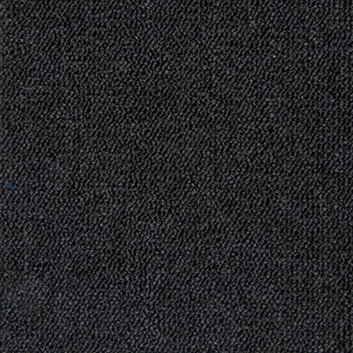Moqueta en losetas negra | Moqueta losetas 50x50 cm elegante Schatex Living | Moqueta polipropileno para interiores | 1m²= 4 Losetas