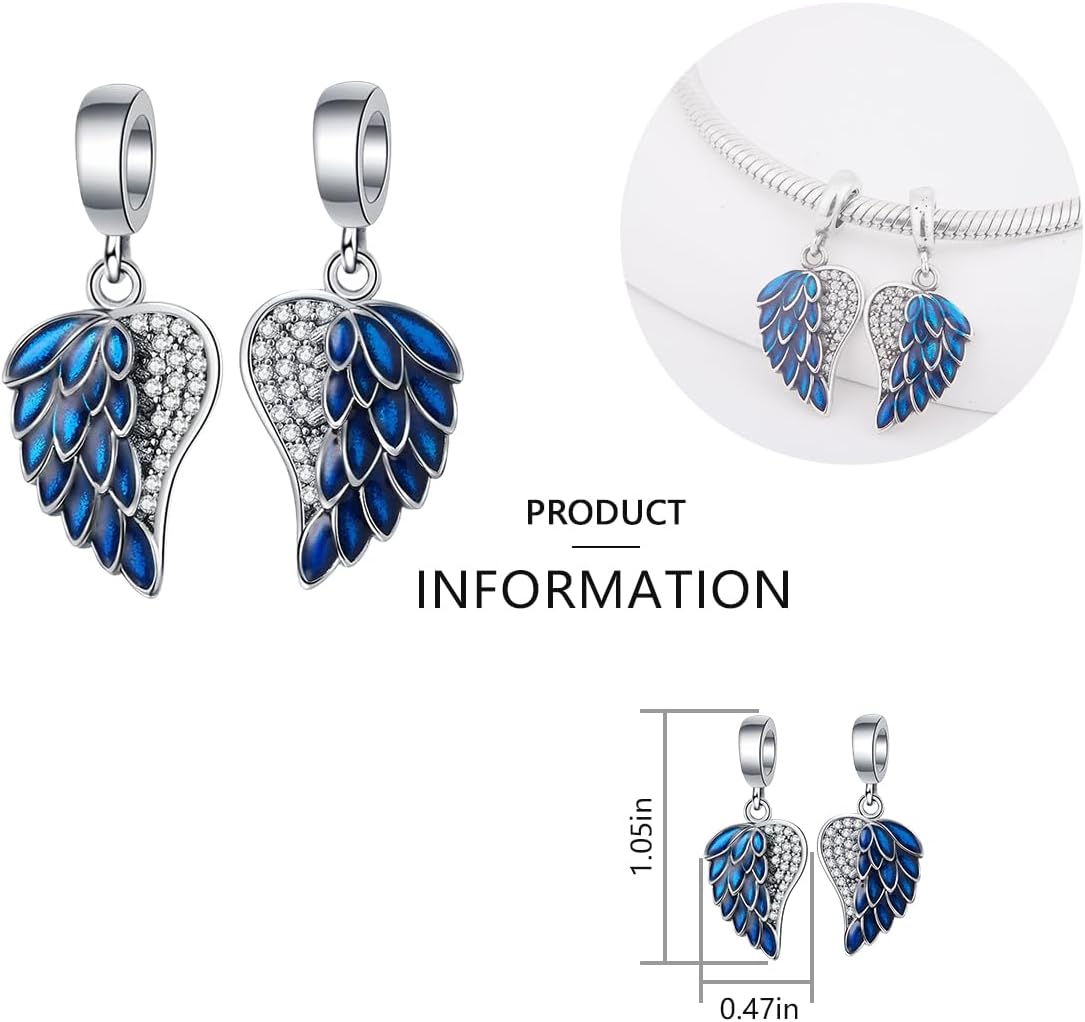 Cartoon Animal Love Heart Dangle Charms for Bracelets and Necklaces 925 Sterling Silver Charms Pendant Bead Charms Jewelry Gift for Women Family Friends - Image 4