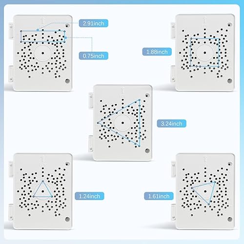 Vista 28 de Caja de conexiones para cámara de seguridad, soporte para cámara de seguridad al aire libre, soporte de cámara de seguridad impermeable de plástico