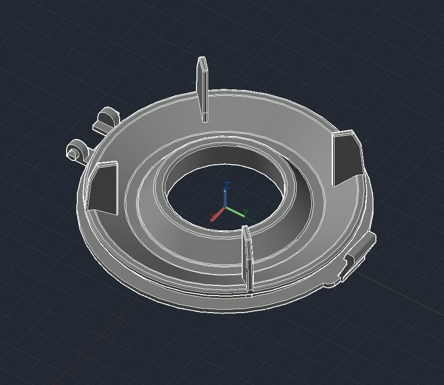 Dust Bin Lid, Replacement Part, Compatible with Vacuums Tineco Pure One S12 Series.